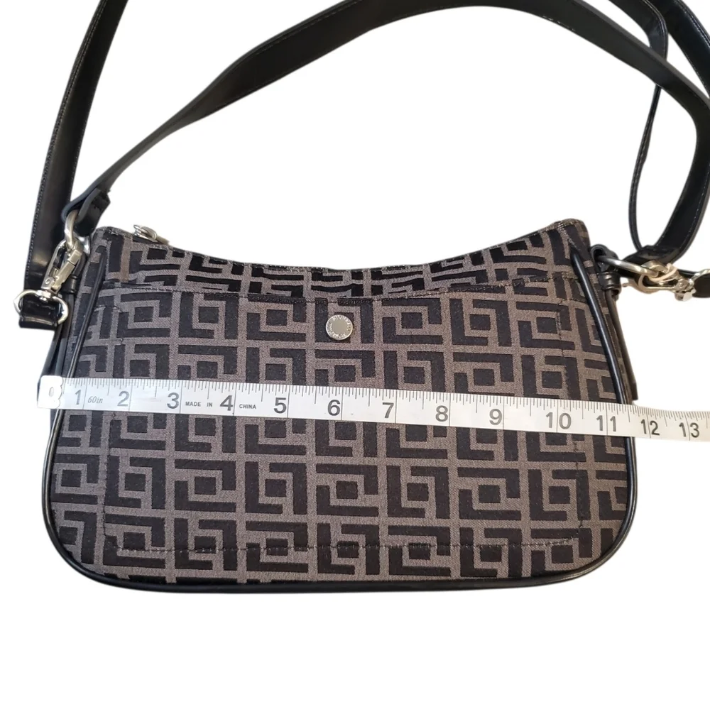 Fiorelli Women's Shoulder Bag Black Geometric Jacquard